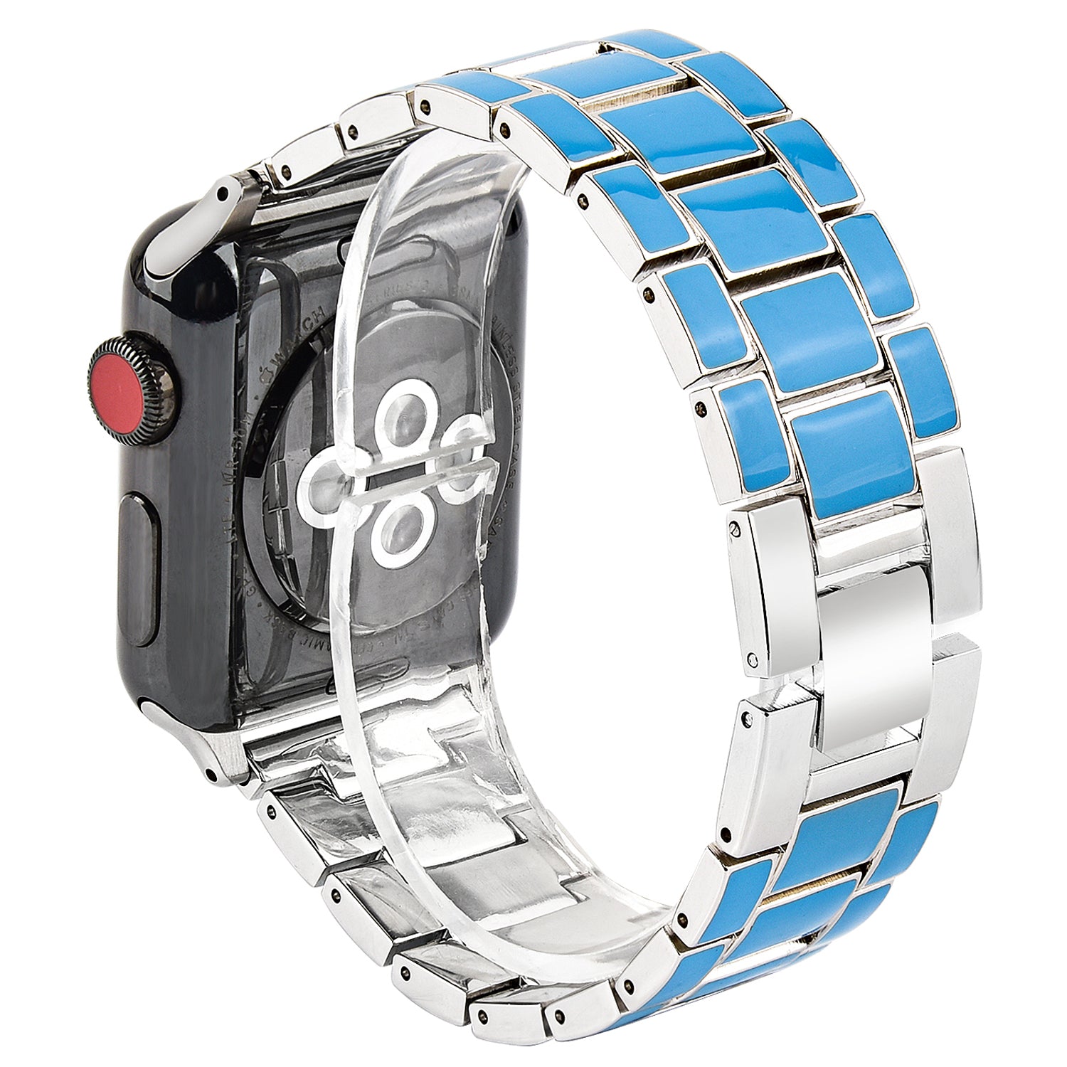 3 Beads Metal Epoxy Watch Strap Wristband Replacement for Apple Watch Ultra 2 49mm Series 9 45mm SE (2023) 44mm Ultra 49mm Series 8 45mm 7 45mm Series 6 5 4 SE 44mm SE (2022) 44mm Series 3 2 1 42mm 3 Beads Metal Epoxy Watch Strap Wristband Replacement for Apple Watch Ultra 2 49mm Series 9 45mm SE (2023) 44mm Ultra 49mm Series 8 45mm 7 45mm Series 6 5 4 SE 44mm SE (2022) 44mm Series 3 2 1 42mm
